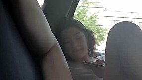 Close call: Teen nearly caught pleasuring herself in taxi