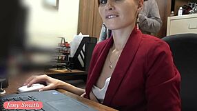 i've got a wild job, watch jeny smith strip naked on hidden cam prank