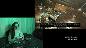 Naked Deadspace Playthrough Part 8 with Brunette BBW