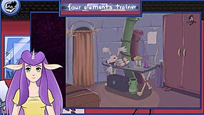 i watch nami give a blowjob in this avatar trainer bonus, it's so hot but i misspell everything like hentai cum facial