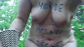 Esclave F en Foret 2024 04 18 Masturbating Outdoors