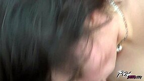 Fat European babe gets pounded hard in all holes