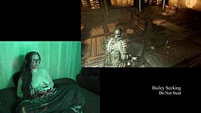 Naked Deadspace Playthrough Part 8 with Brunette BBW