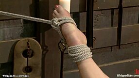 redhead dom anal fucks bound blond dyke in bondage