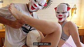 Step-cousins sharing a house get dirty in wild gay roleplay action