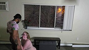 Snow bunny craves jungle dick, making BBC cum twice outdoors