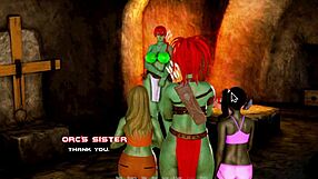 Feel The Passion As Mistress Orc Appears In Breeding Island