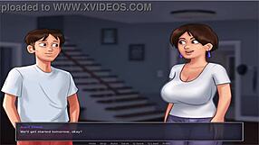 Old Busty Character In Summer Time Saga