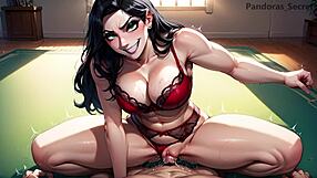 Stepmommy dominates with a big dicked slut script. Gentle femdom guides a kinky blowjob countdown.