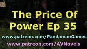 brunette plays the price of power 35