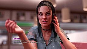 Life in Santa County Part 9: Naked Slut Licking Big Tits in Hentai