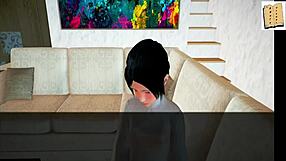 Intriguing Family Story With Redhead And Big Tits