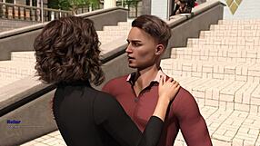 Taboo university redhead in 3d cartoon pov action, curious?