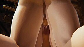 Aloy, the red-haired heroine of Horizon Zero Dawn, experiences a hot and steamy 3D porn scene