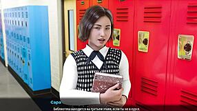 टीन कोएड स्लट कॉलेज में बड़े ब्लैक लंड के लिए नंगी होती है