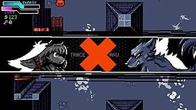 8-bit animated gay furry game with anal and blowjob scenes
