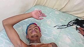 Novinha Amateur Can't Last 5 Minutes in Hot 3some