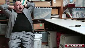 mall officer fucks a teen 18+ shoplifter