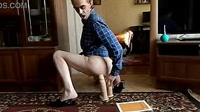 Transvestite ksyusha passes fart anal with dildo fullhd 2023