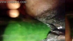 Cyndy Blackslave's Wild Cucumber Play Ends in Squirt