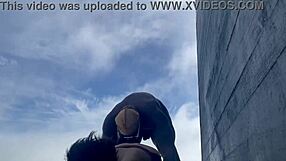 I’m thrilled watching Daddyblackxxx1 fuck Ericsockz hard in the outdoors
