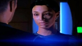 Ashley and Shepard share romantic moments in Mass Effect compilation
