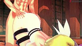 Angelwomon in 3D porn for a wild Digimon fuckfest