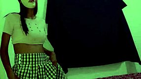 Dirty hot Latina wants intense sex on Halloween.