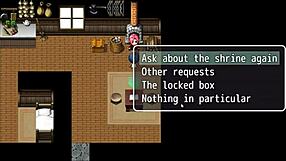 tanned girl natsuki masturbates over her plump body in hentai game ep 5