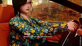 Exploring the inn in anime game adventure 57