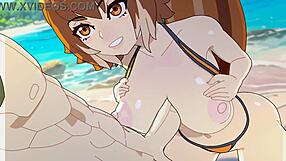 Beach Episode Explodes with BlazBlue Hentai Action