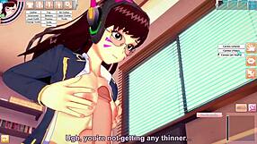 D Va Gets Fucked In The Room With Deepthroat And Riding