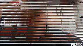 Latina Bent Over In Doggystyle Ass Fuck With Squirting Creampie