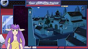 Avatar game trainer mixing drinks