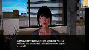 Teen redhead in 3d hentai game explores kinky family sex