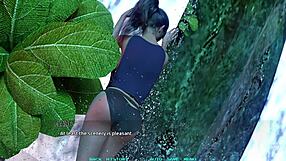 In name88's triangle 17, the cute girls get splashed with water and monster cock action