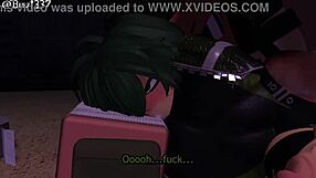 3D animated femboy domination with ass fucking and cumming scenes