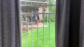 I Caught My Neighbours FUCKING OUTSIDE in the Backyard!