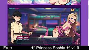 Wow! Princess Sophia gets wild in erotic cartoon action!