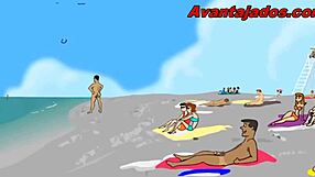 Hey, what’s hotter than gay cartoon beach orgy?!
