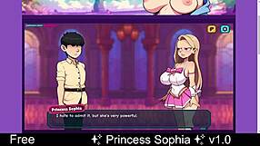 Wow! Princess Sophia gets wild in erotic cartoon action!