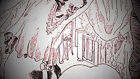 Retro Vintage Erotic Cartoon Drawings