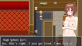 girl reincarnates naked in another world, showing big tits and ass 😍