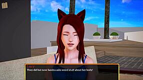 My new family 325: homemade video with PC gameplay and redhead amateur