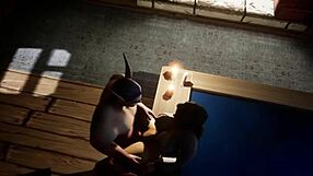 Intense Bath Time Deepthroat Fun In Warcraft Parody Cartoon.