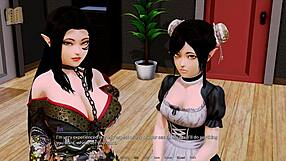 Visual novel with harem theme, walkthrough available