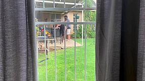 I Caught My Neighbours FUCKING OUTSIDE in the Backyard!