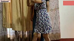 Dushaanii - Sri Lankan college couple studies together on bed