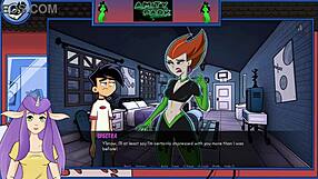Danny phantom redux: redhead milf spectra with big tits talks in amity park