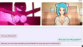 Watch Nicole masturbate to her big tits?